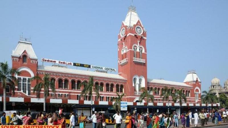 delhi to chennai train route