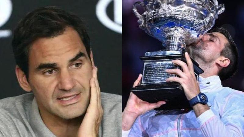 Roger Federer and Novak Djokovic