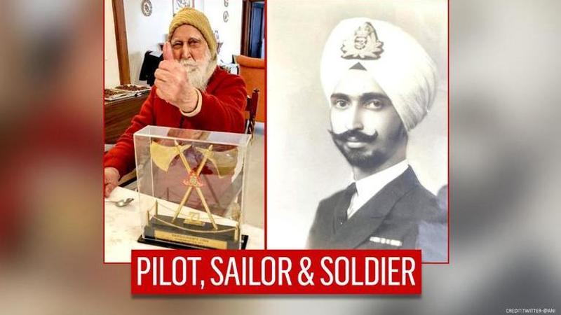 Colonel Prithipal Singh Gill who service IAF, Indian Navy & Indian Army, turns 100