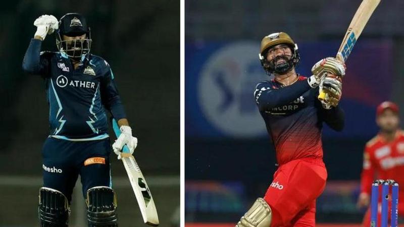 Dinesh Karthik and Rahul Tewatia