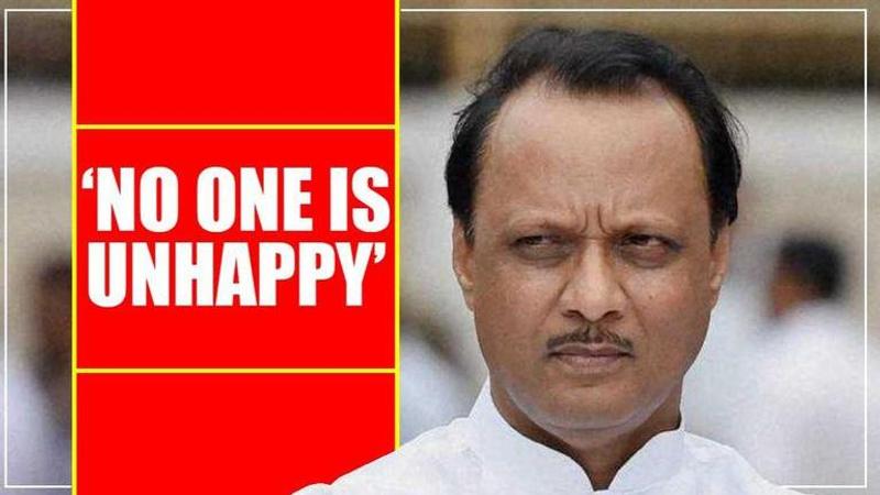 'No One Is Unhappy Over Maha Cabinet Expansion' Claims Ajit Pawar Amid ...