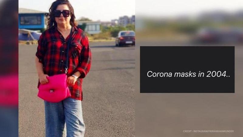 Farah Khan proud of own 'foresight' with 'coronavirus masks in 2004', see hilarious post