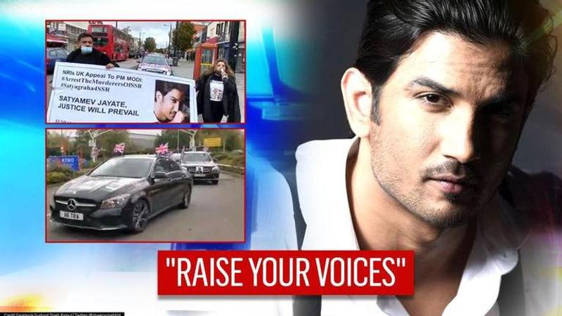 Rallies for Sushant Singh Rajput held in grand manner in UK; NRIs have message for PM Modi