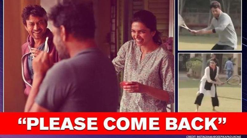 Deepika Padukone gets emotional with Irrfan Khan's memories, recalls tennis session, watch