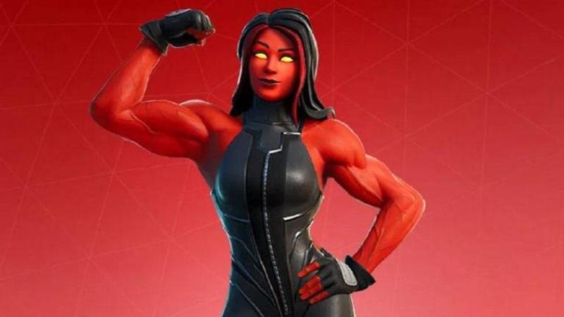 how to get red she hulk in fortnite