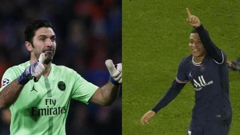 Kylian Mbappe's million-dollar reaction to 'golden man' Gianluigi Buffon's retirement