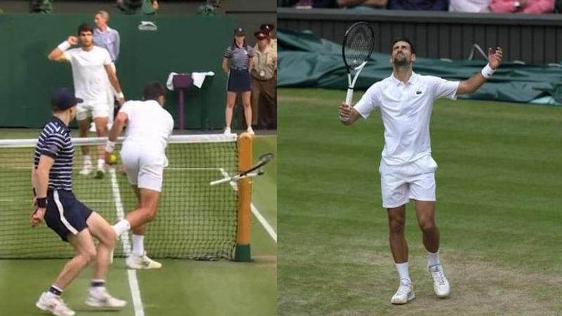 Novak Djokovic handed a hefty fine for smashing racquet on net-post during Wimbledon Final