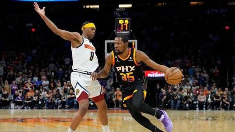 NBA 2022-23, Phoenix Suns vs Denver Nuggets, Kevin Durant, Chris Paul