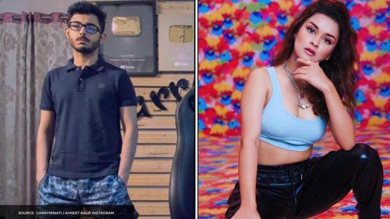 carryminati and avneet kaur