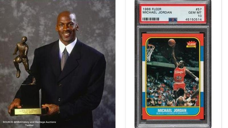 Michael Jordan rookie card