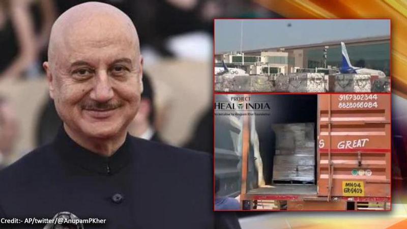 Anupam Kher, COVID-19 relief