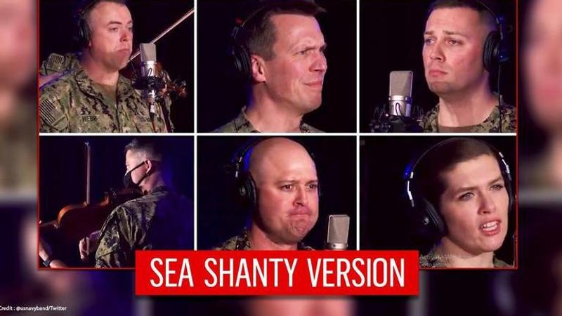 Watch: US Navy performs sea shanty version of Taylor Swift song