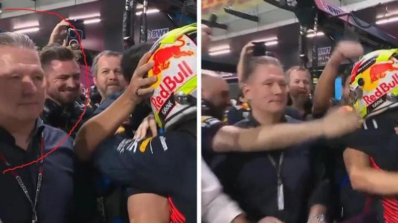 F1: Jos Verstappen reaction to Sergio Perez winning Saudi Arabian GP goes viral - WATCH