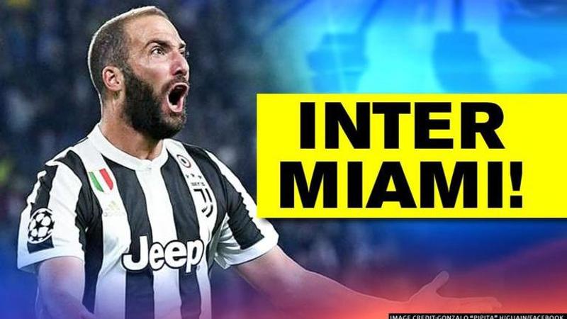 Gonzalo Higuain signs for Inter Miami after parting with Juventus