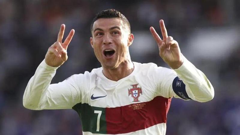 Cristiano Ronaldo scores late winner in record 200th game for Portugal in European qualifying