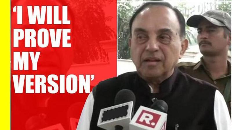 Subramanian Swamy on National Herald Case: Will prove my version on the ...