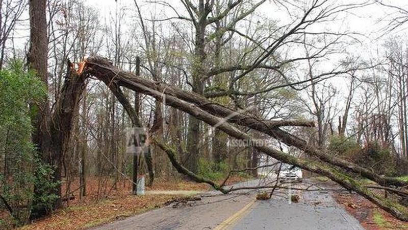 Possible twister: Damage in northeast Mississippi