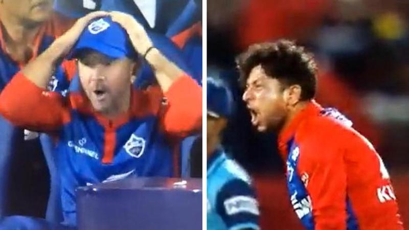 PBKS vs DC: Ricky Ponting and Kuldeep Yadav fume in anger at players constant errors-WATCH