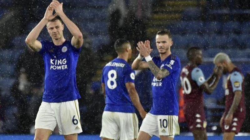 Leicester beats Aston Villa 4-0 in Premier League