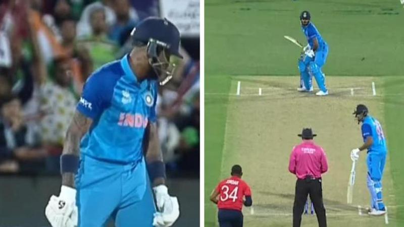 hardik pandya, india vs england, ind vs eng, t20 world cup, india vs england live updates, hardik pandya hit wicket, hardik pandya batting, virat