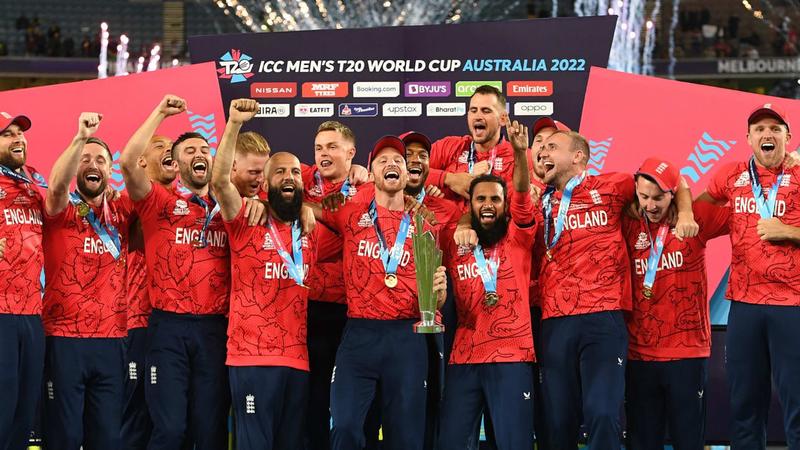 England team after T20 World Cup 2022 win 